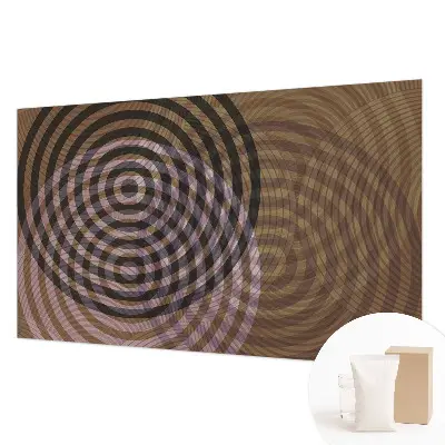 Vlies-Fototapete fürs Kinderzimmer mit hypnotisierenden Kreisen als kindgerechtes Wandmotiv