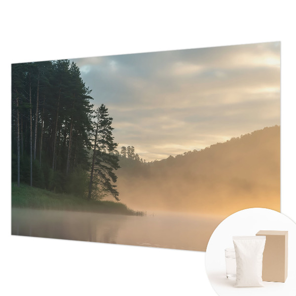 Vlies-Fototapete fürs Schlafzimmer mit dem Motiv „nebliger Morgen“