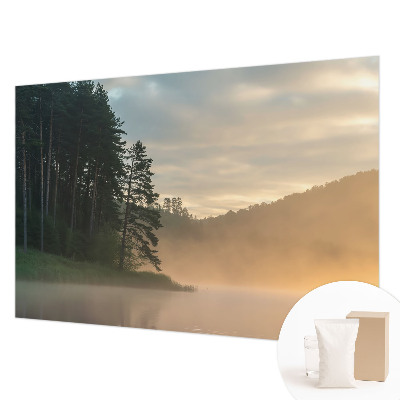 Vlies-Fototapete fürs Schlafzimmer mit dem Motiv „nebliger Morgen“