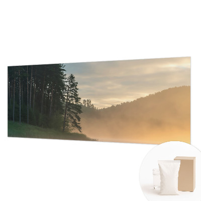 Vlies-Fototapete fürs Schlafzimmer mit dem Motiv „nebliger Morgen“