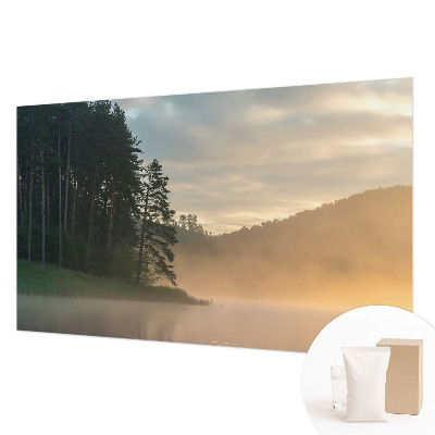 Vlies-Fototapete fürs Schlafzimmer mit dem Motiv „nebliger Morgen“