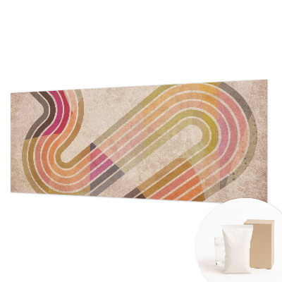 Moderne Vlies-Fototapete mit geometrischem Linienmotiv
