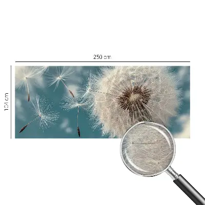 Dekorative Wand-Fototapete mit einem dezenten, luftigen Motiv