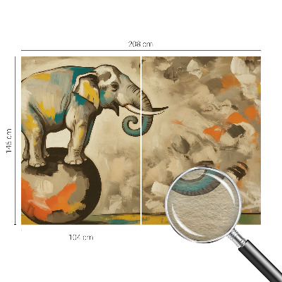 Fototapete Abstrakter Elefant