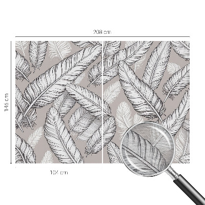 Wandtapete Feine Federn