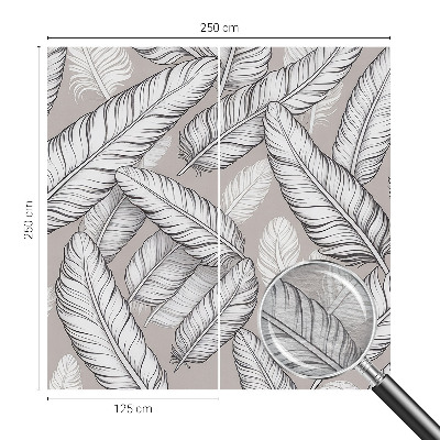 Wandtapete Feine Federn