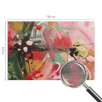 Vlies-Fototapete mit farbenfrohem Chaos-Motiv