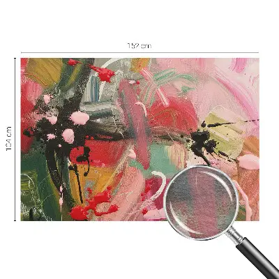 Vlies-Fototapete mit farbenfrohem Chaos-Motiv
