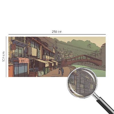 Fototapete fürs Wohnzimmer Pastellfarbene Landschaft