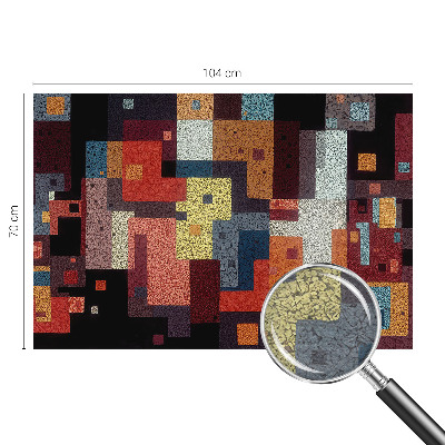 Fototapete fürs Schlafzimmer Bunte Formen