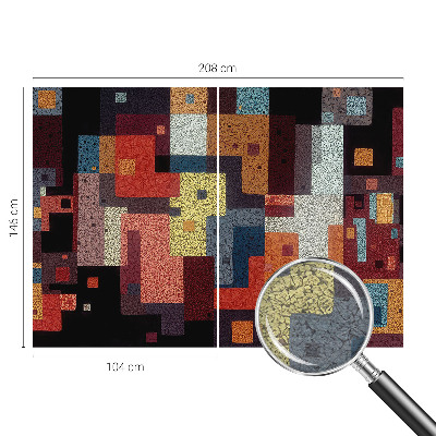 Fototapete fürs Schlafzimmer Bunte Formen