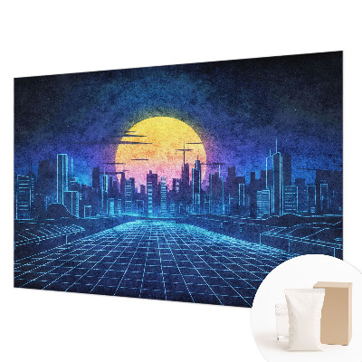 Motivtapete aus Vlies mit futuristischer Landschaft