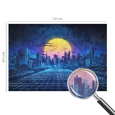 Motivtapete aus Vlies mit futuristischer Landschaft