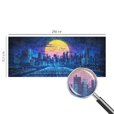 Motivtapete aus Vlies mit futuristischer Landschaft