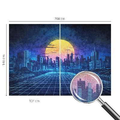 Motivtapete aus Vlies mit futuristischer Landschaft