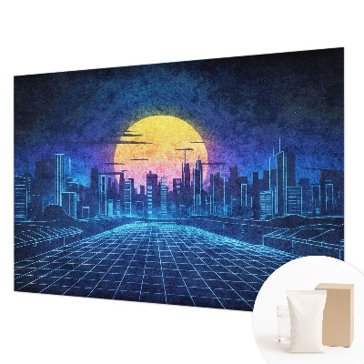 Motivtapete aus Vlies mit futuristischer Landschaft