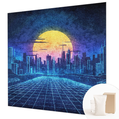 Motivtapete aus Vlies mit futuristischer Landschaft