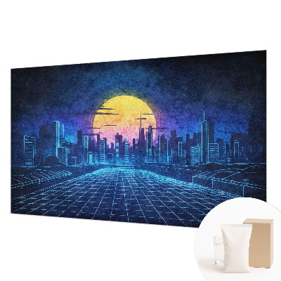 Motivtapete aus Vlies mit futuristischer Landschaft