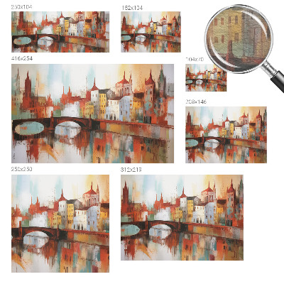 Fototapete fürs Kinderzimmer Stadtlandschaft