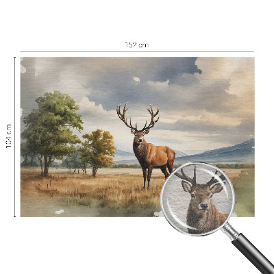 Vlies-Fototapete nach Maß Majestätischer Hirsch