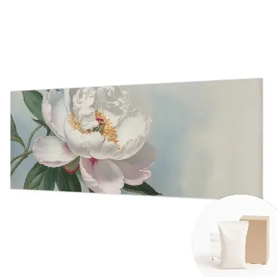 Vlies-Fototapete fürs Wohnzimmer mit Motiv einer Pfingstrose