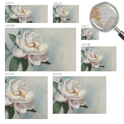 Vlies-Fototapete fürs Wohnzimmer mit Motiv einer Pfingstrose