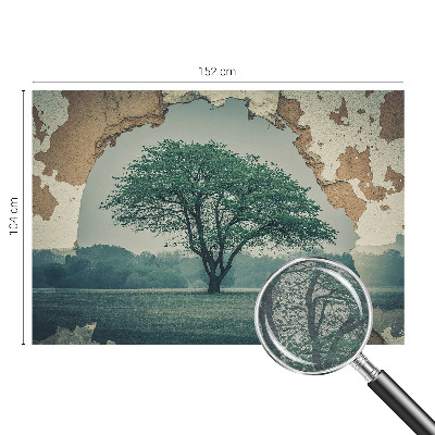 Bedruckte Vlies-Fototapete Ein einsamer Baum