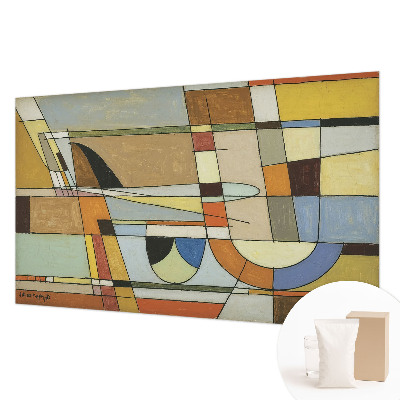 Vlies-Fototapete fürs Schlafzimmer Geometrische Harmonie