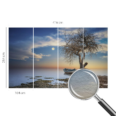 Vliestapete fürs Wohnzimmer Eine friedliche Landschaft