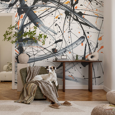 Vliestapete fürs Schlafzimmer mit Energiechaos‑Motiv