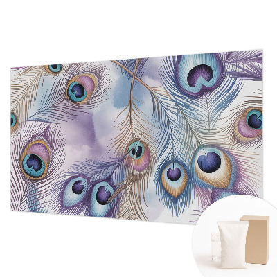 Moderne Vlies-Fototapete Pfauenfedern