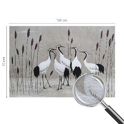 Wand-Fototapete Ein Kranichschwarm