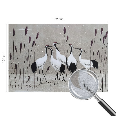 Wand-Fototapete Ein Kranichschwarm