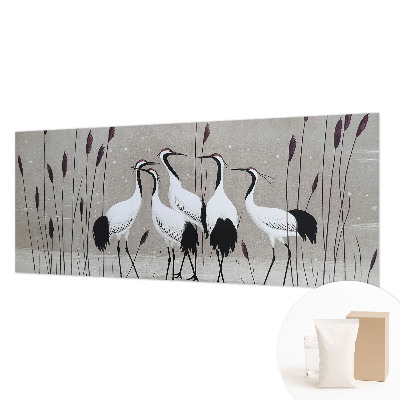 Wand-Fototapete Ein Kranichschwarm