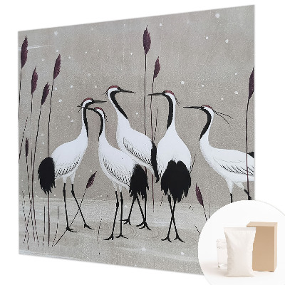 Wand-Fototapete Ein Kranichschwarm