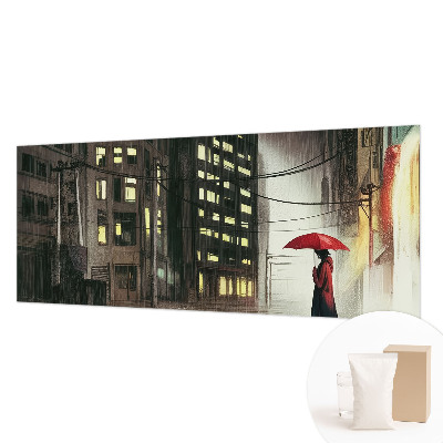 Fototapete nach Maß regnerische Stadt