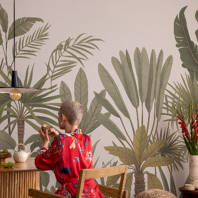 Vlies-Fototapete Exotische Blätter