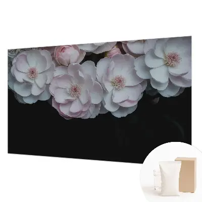 Fototapete mit zartem Blumenstrauß
