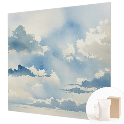 Fototapete fürs Schlafzimmer mit einem Motiv himmlischer Wolken