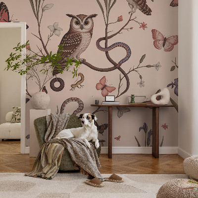 Motivtapete aus Vlies Eulennatur