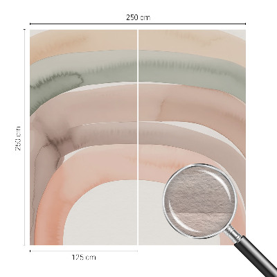 Fototapete fürs Kinderzimmer Regenbogenbögen
