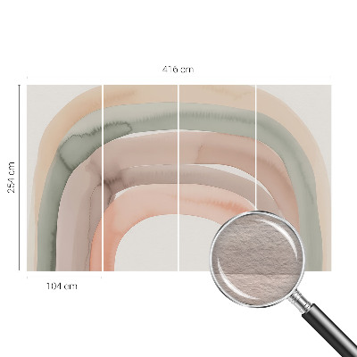 Fototapete fürs Kinderzimmer Regenbogenbögen