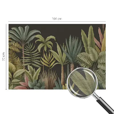 Fototapete aus Vlies mit tropischem Dschungelmotiv
