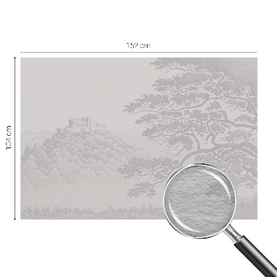 Vlies-Fototapete fürs Wohnzimmer mit Motiv einer Burglandschaft
