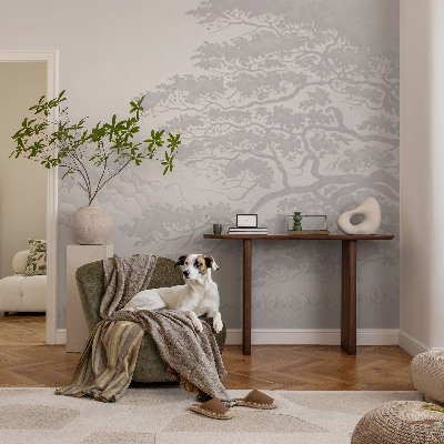 Vlies-Fototapete fürs Wohnzimmer mit Motiv einer Burglandschaft