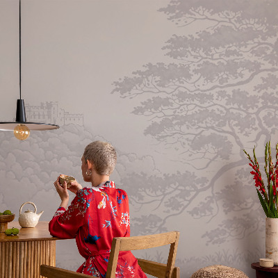 Vlies-Fototapete fürs Wohnzimmer Burglandschaft