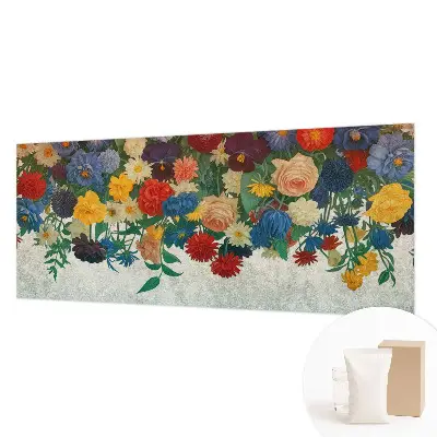 Vlies-Fototapete fürs Kinderzimmer mit bunten Blumen