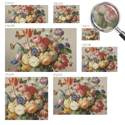 Vliestapete fürs Schlafzimmer mit Blumen- und Schmetterlingsmotiven