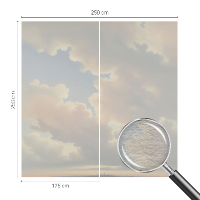 Vliestapete fürs Wohnzimmer Pastellfarbener Himmel