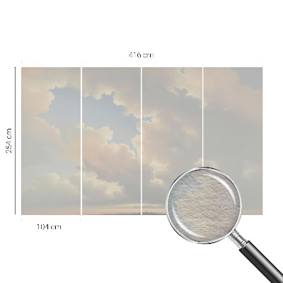 Vliestapete fürs Wohnzimmer Pastellfarbener Himmel